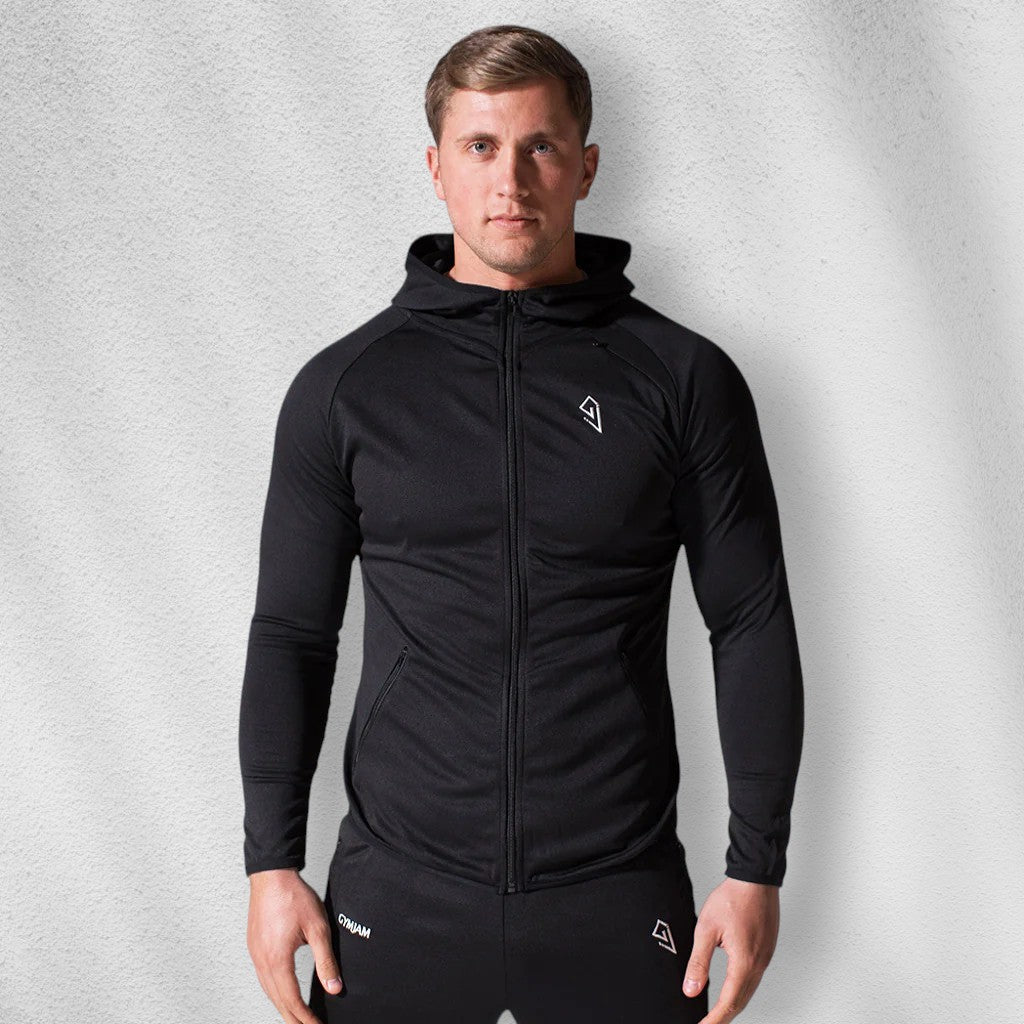 Mens Black Fine-fit Bottoms