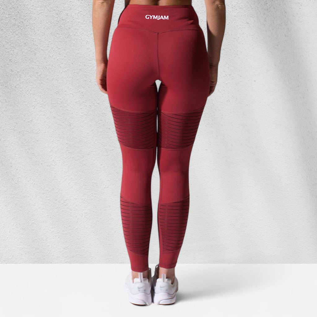 Womens Aura Leggings - Burgundy