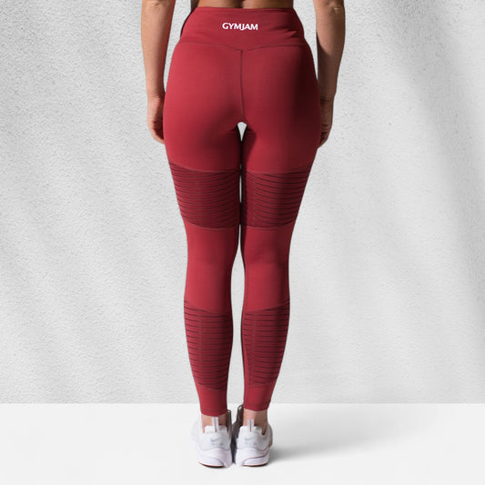 Womens Aura Leggings - Burgundy