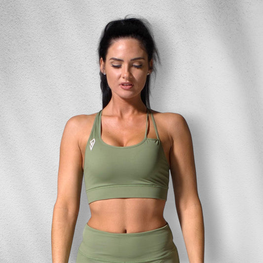Womens Aura Bra - Khaki