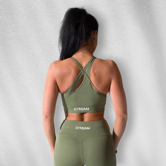 Womens Aura Bra - Khaki